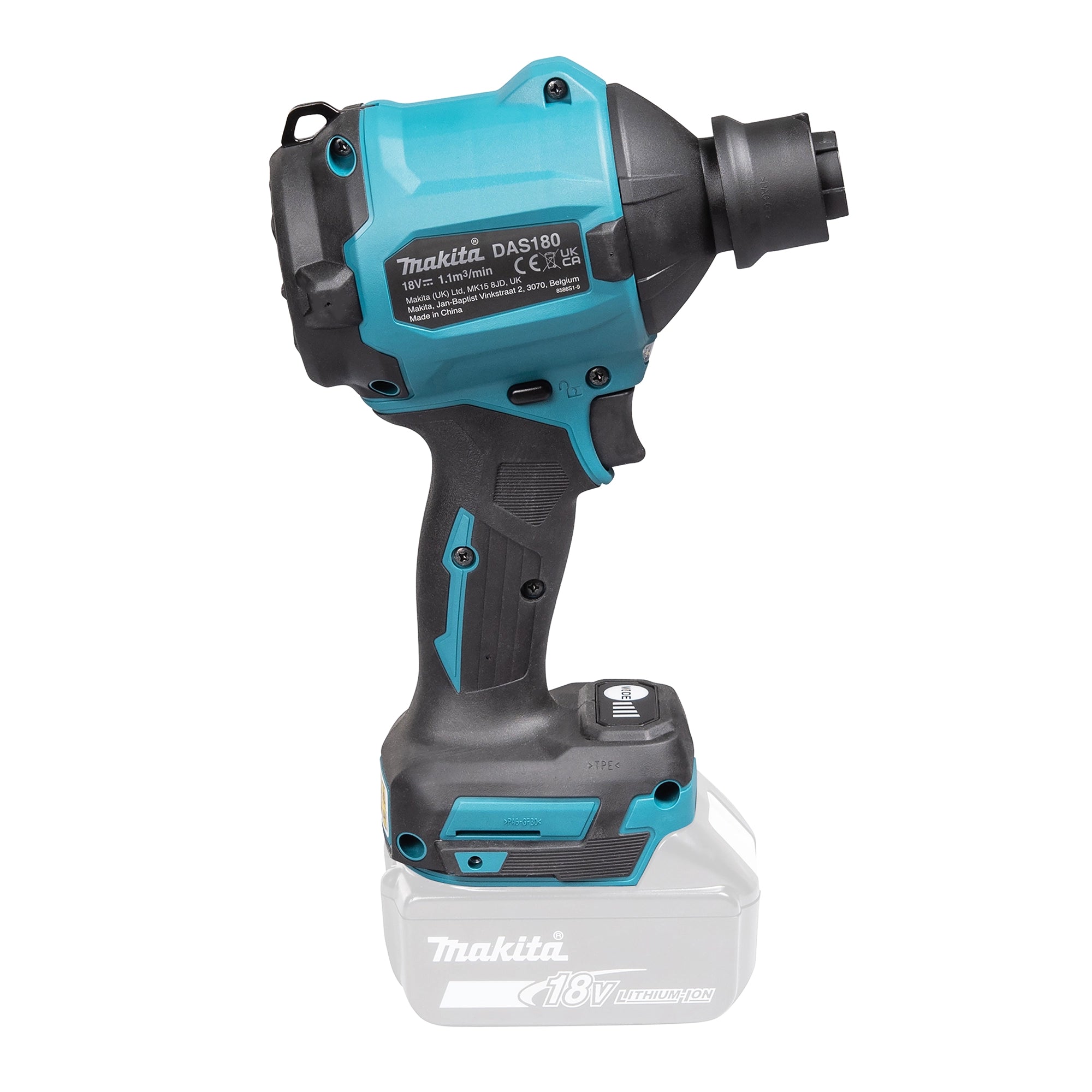 Soffiatore a pistola Makita DAS180Z 18V