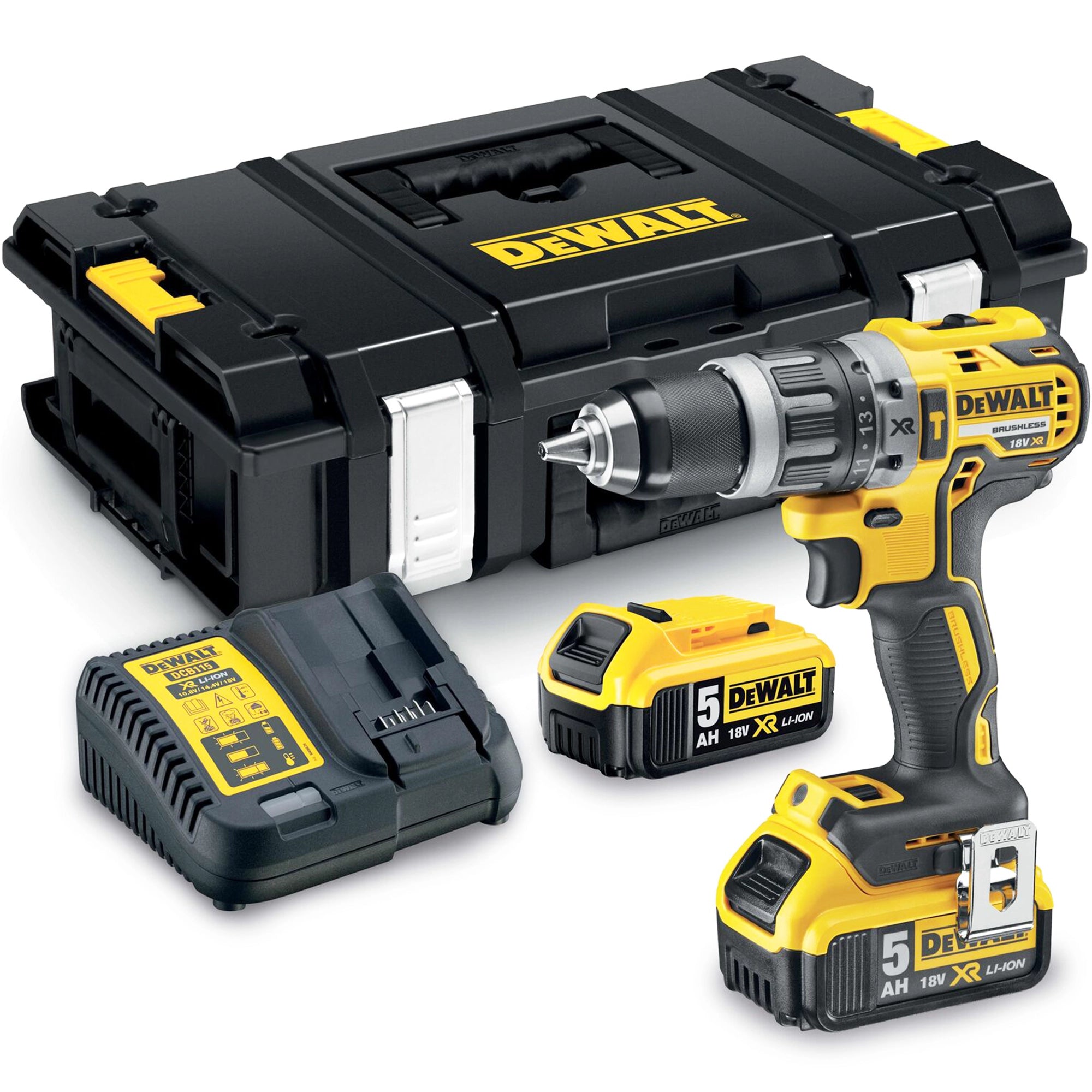 Trapano Avvitatore con Percussione Dewalt DCD796P2-QW 18V 5Ah