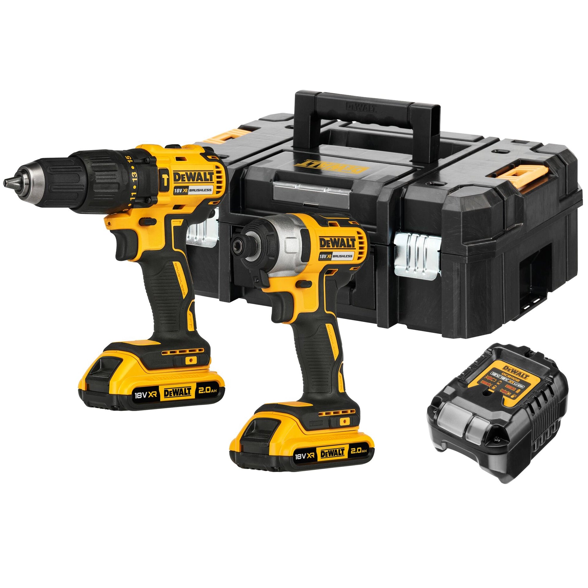 Kit Dewalt DCK2060D2T-QW 18V 2Ah