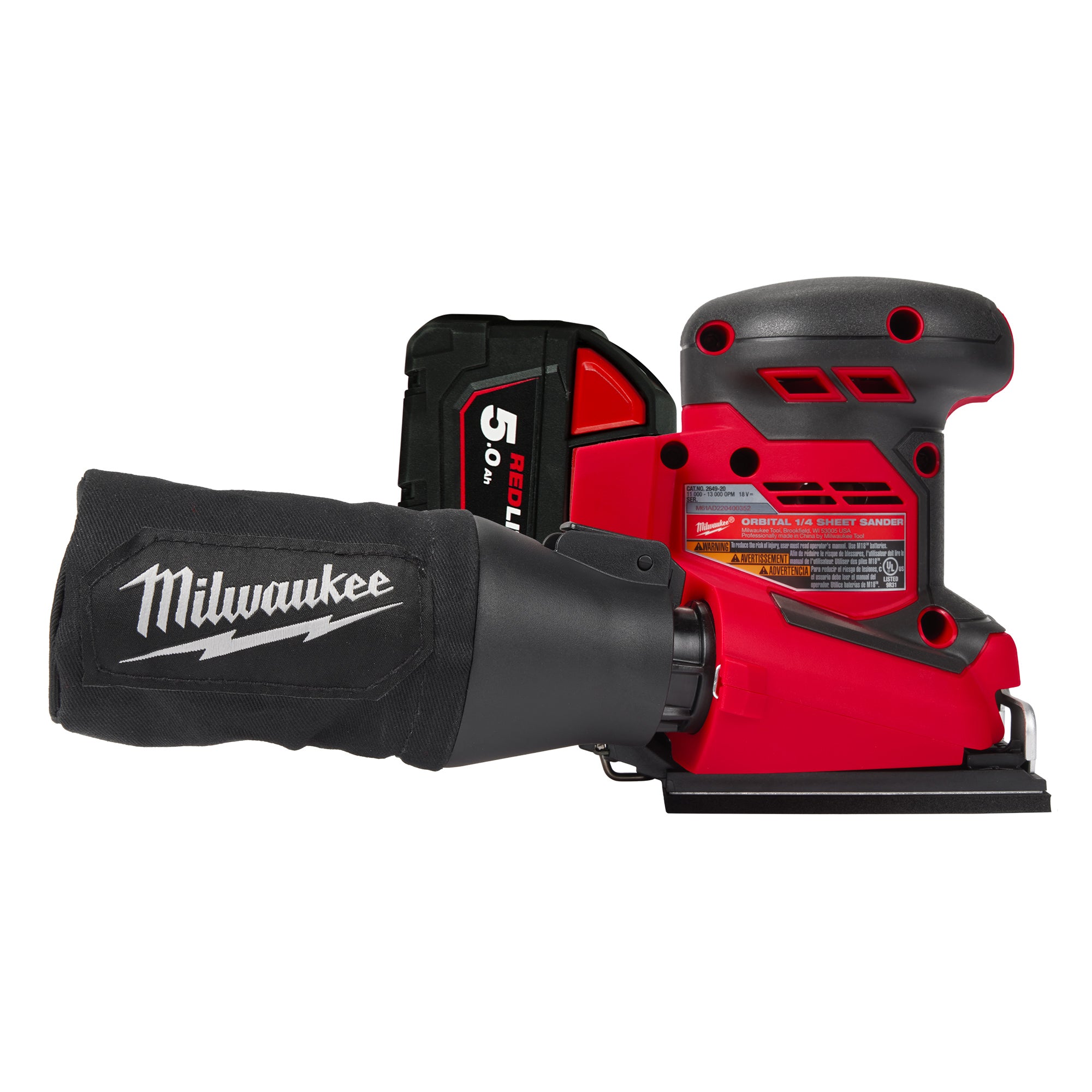 Milwaukee M18 BQS-502B Sander