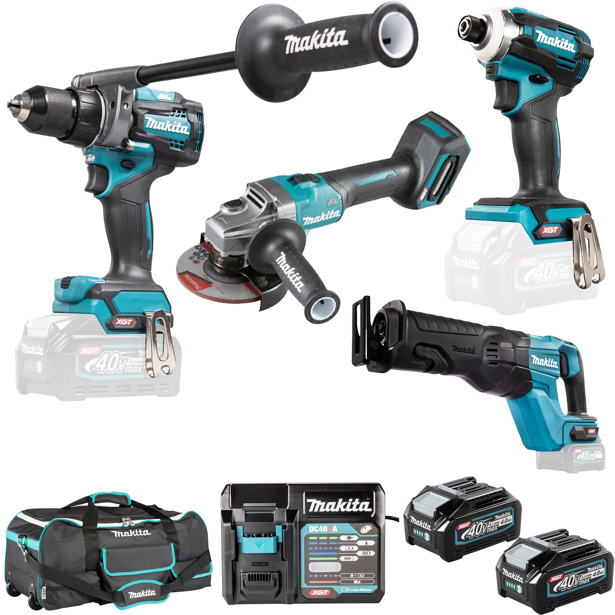 Kit combinado Makita DK0126G401 40V 4Ah