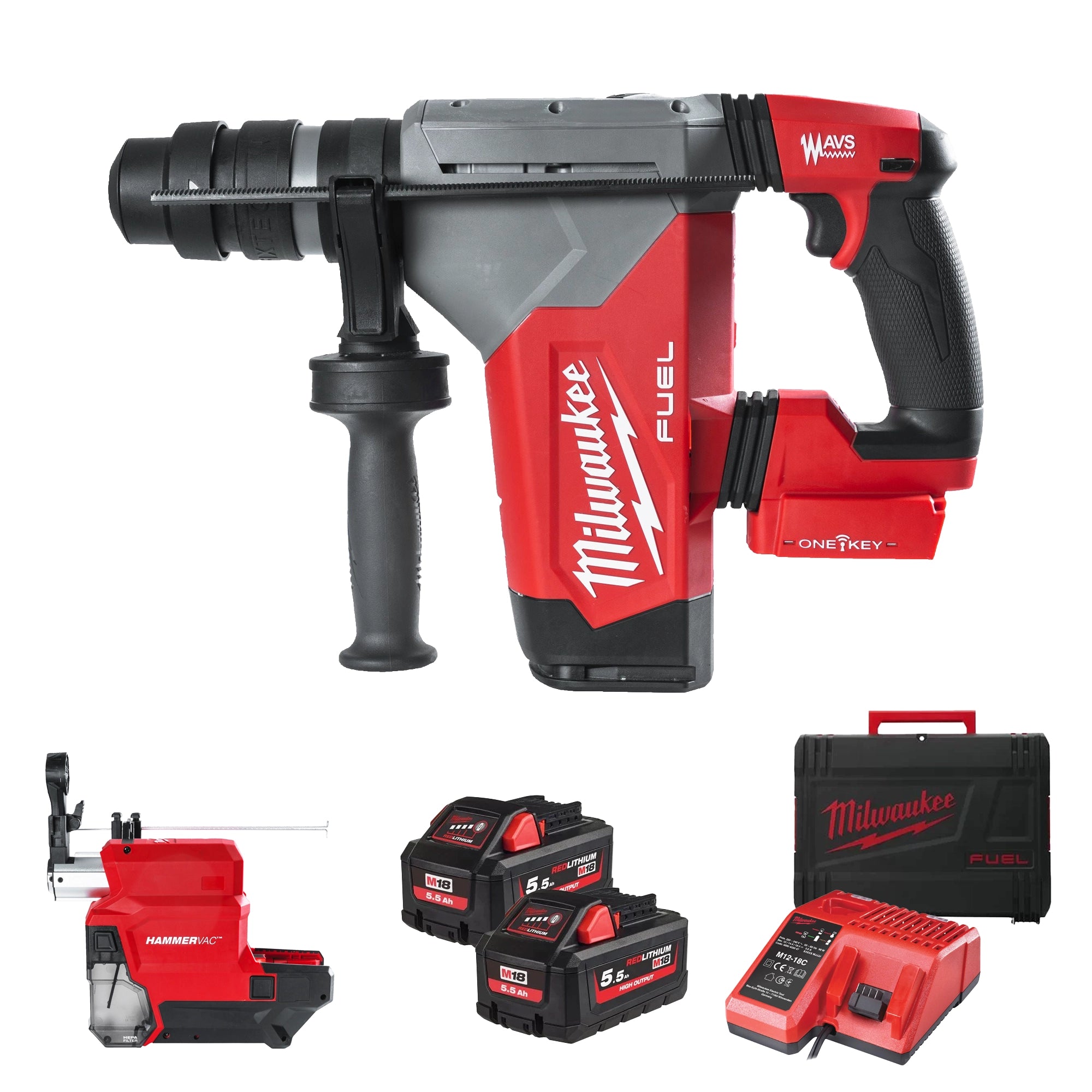 Tassellatore Milwaukee M18 ONEFHPXDEL-552C 18V 5.5Ah