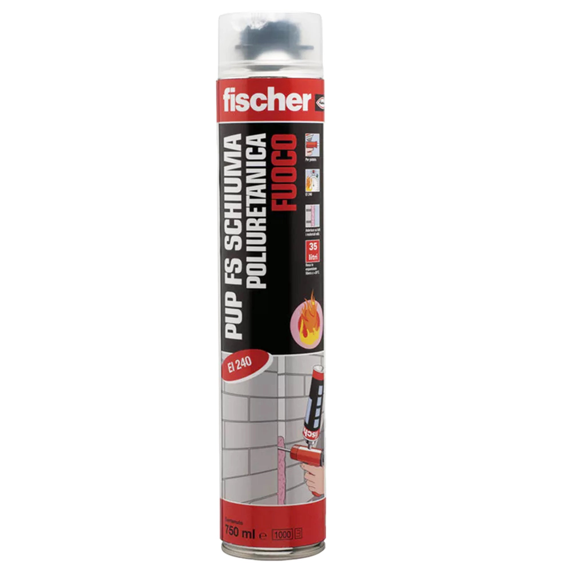 Schiuma poliuretanica fuoco Fischer PUP FS 750