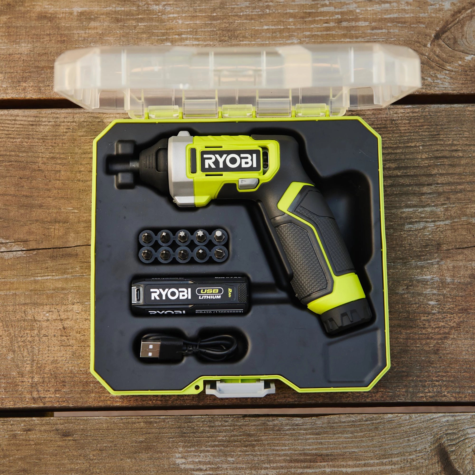 Destornillador ergonómico Ryobi RSD4-120T 4V 2AH