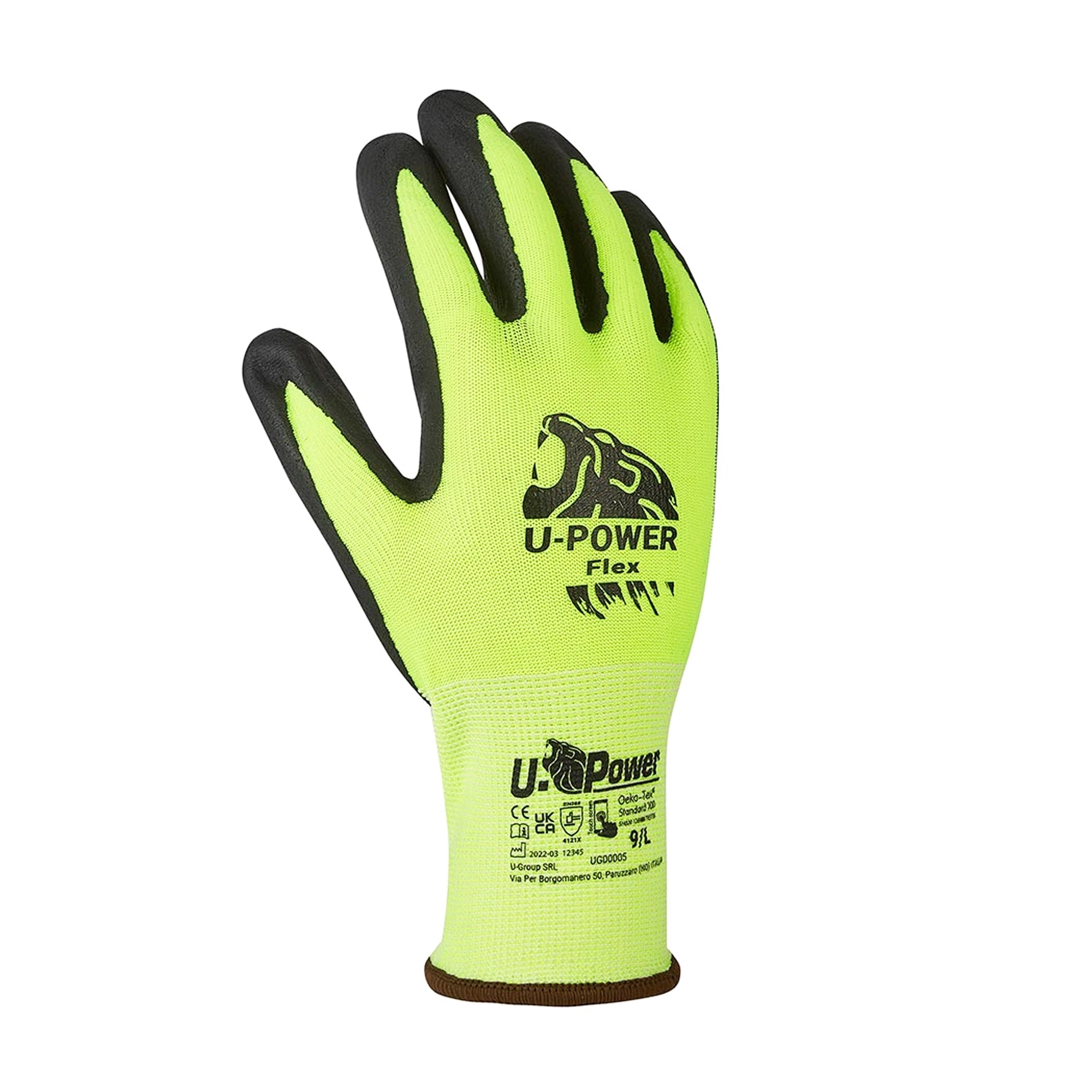 Guanti U-Power Flex Giallo Fluo