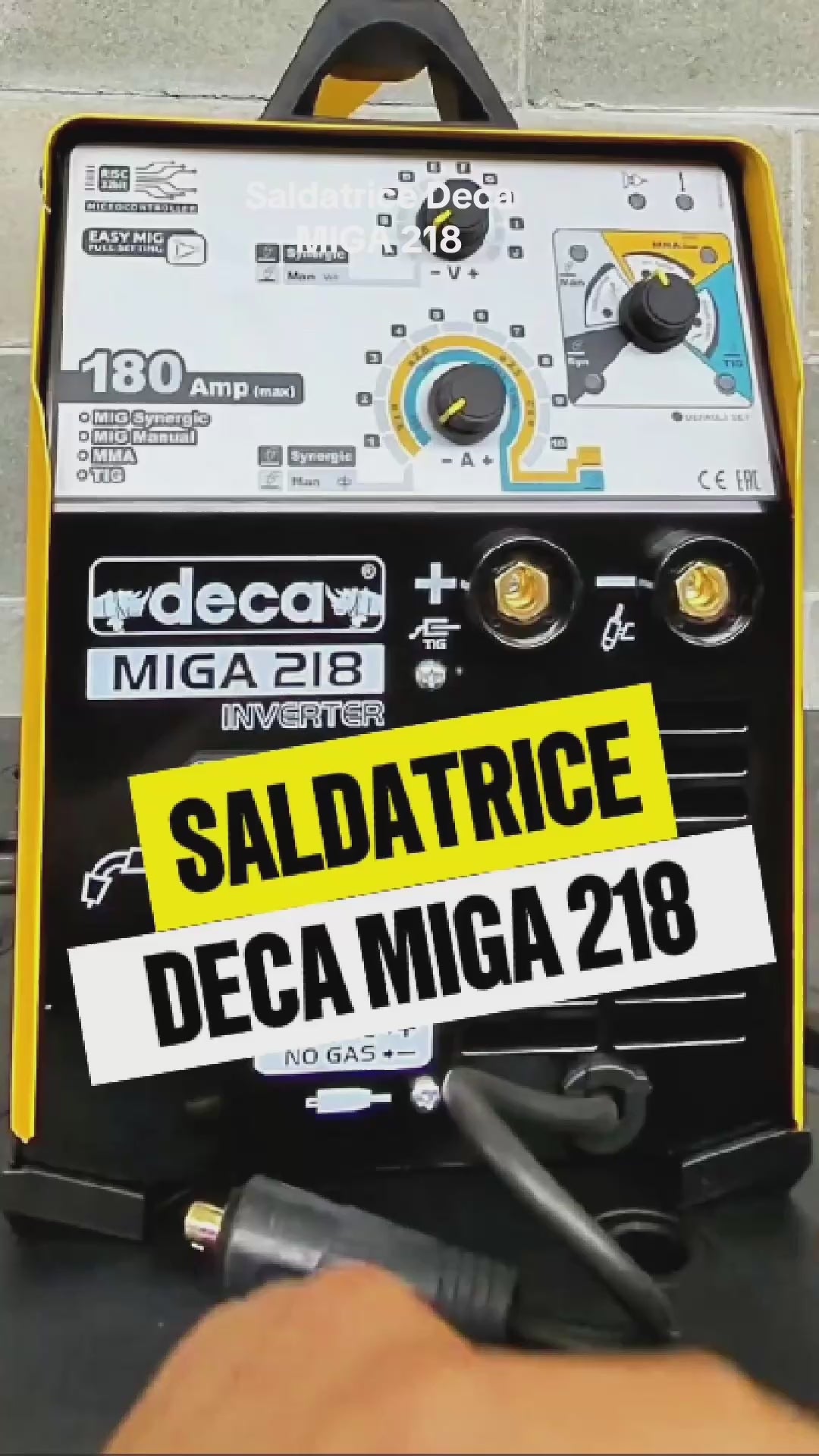 Impianto di saldatura Deca MIGA 218