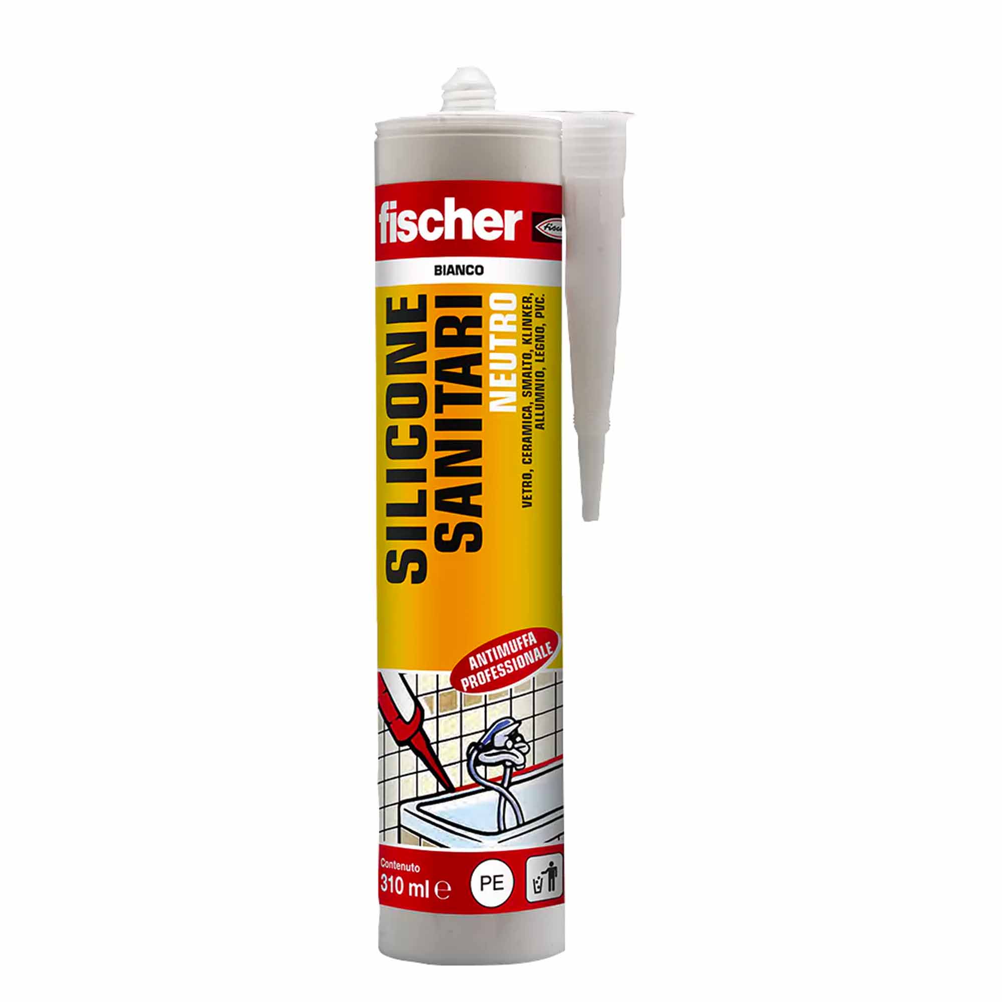 Silicone sanitari neutro Fischer SNS