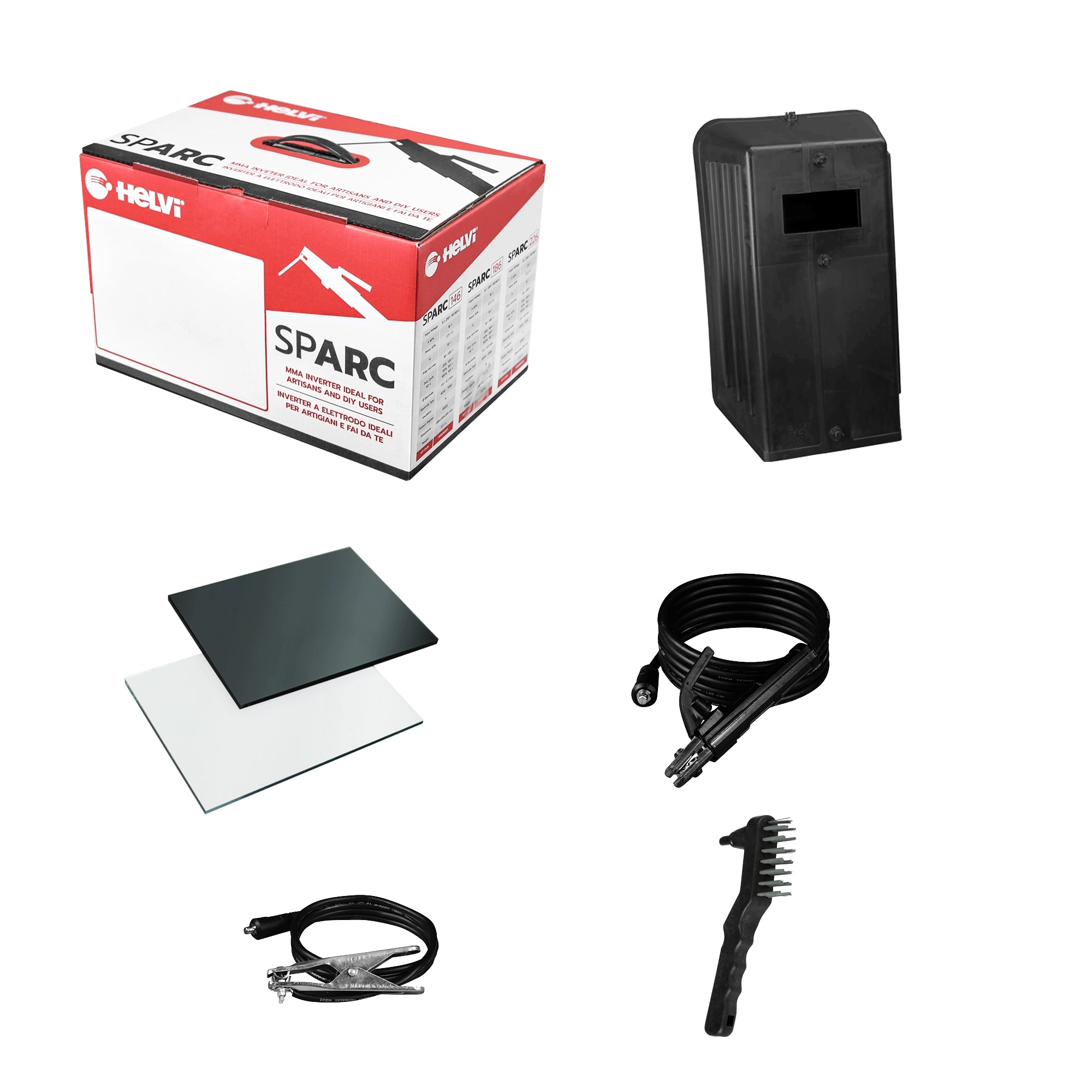 Saldatrice inverter Helvi Sparc 186 + Kit