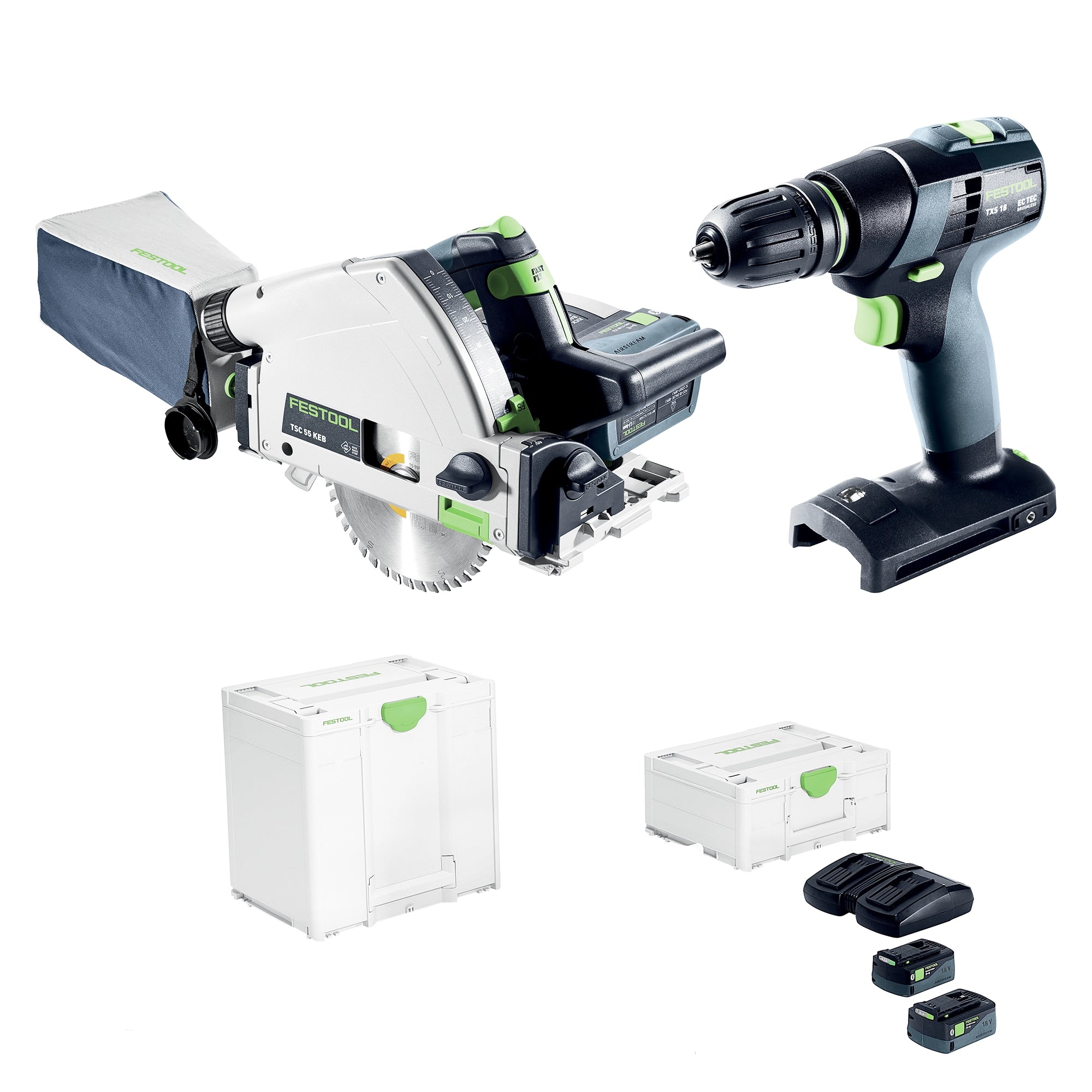 Combo Festool Universale TSC 55 K/TXS 18V 5Ah