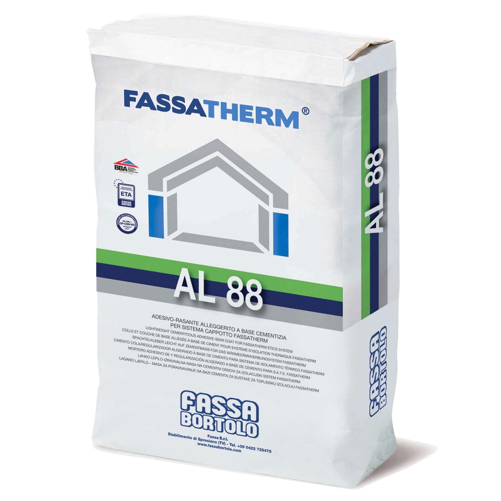 Colla Rasante Alleggerito Fassa AL88 25kg