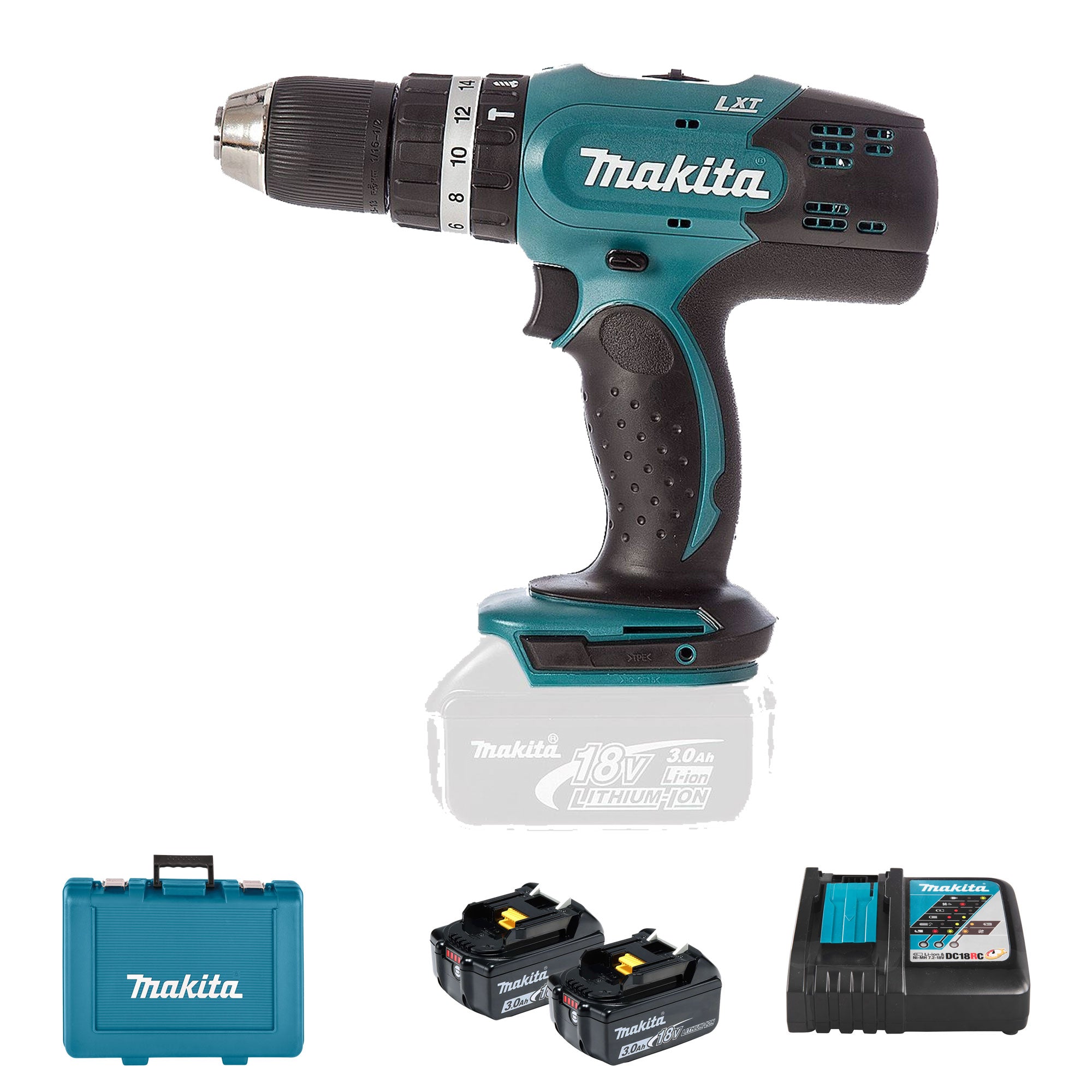 Trapano a percussione Makita DHP453RFE 18V 3Ah