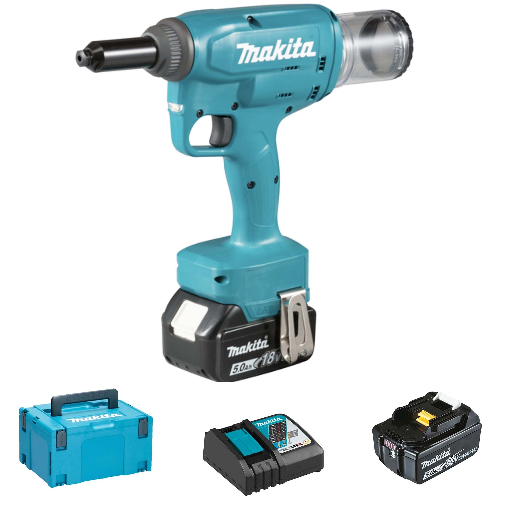 Rivettatrice Makita DRV150RTJ 18V 5Ah